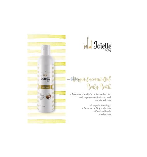 To be frank, coconut oil is not a cure for eczema because there is no cure for eczema at this time. Joielle Baby Bath Virgin Coconut Oil 250ml - SURI, Natural ...