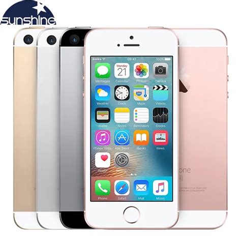 Original Unlocked Apple Iphone Se 4g Lte Mobile Phone Ios Touch Id Chip