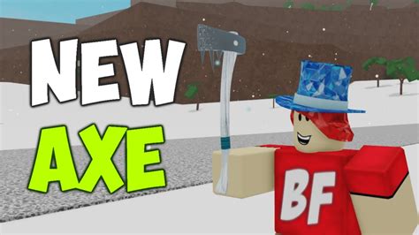 New Frost Axe Is The Best For This Wood Lumber Tycoon 2 Roblox Youtube