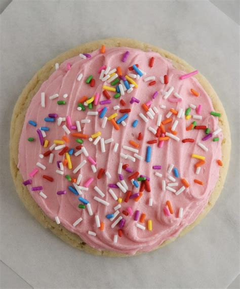 Single Serving Giant Frosted Sugar Cookie Six Vegan Sisters