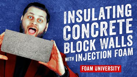 We created this studio where we can demonstrate how to install insofast. Insulating Concrete Block Walls with Injection Foam | Foam ...