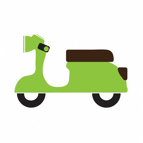 Scooter Transport Two Seater Two Wheeler Vehicle Icon Download On