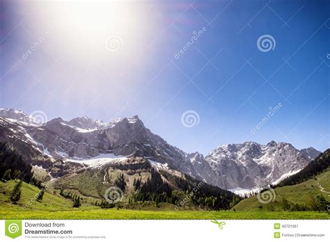 Karwendel Stock Image Image Of Horizontal Alps European 42721567