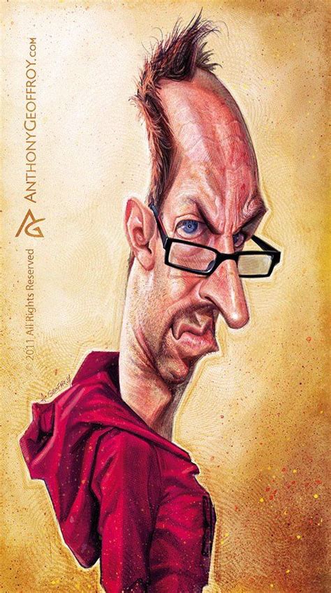 Por Anthony Geoffroy Caricature Celebrity Caricatures Male Sketch