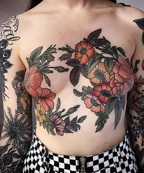 Beautiful Mastectomy Tattoos Things Ink