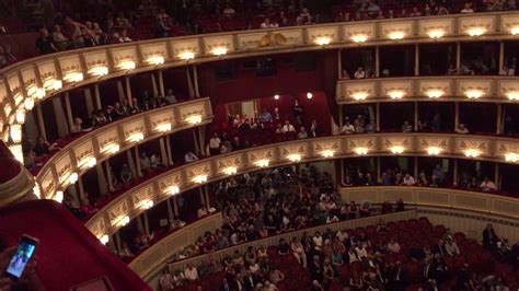 View Of The State Opera Interior In Vienna June 2017 Youtube