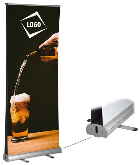 Retractable Banners Canada 33 X 80 Chiltern Double Side Economic