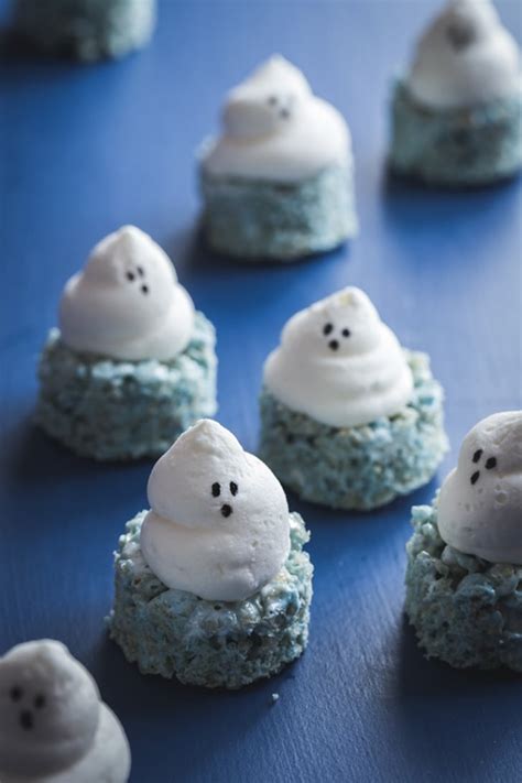 Ghost Marshmallow Treats Halloween Desserts Popsugar Food Photo 10