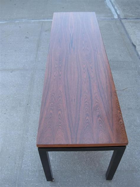 Diy farmhouse sofa table | tv stand with build plans. Harvey Probber Attributed Rolling Bench, Sofa Table For ...