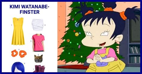 Kimi Watanabe Finster Rugrats Costume For Cosplay Hal