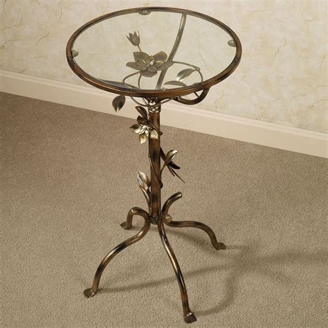 Vine Metal Accent Table Accent Table Metal Coaster Hallway End Side