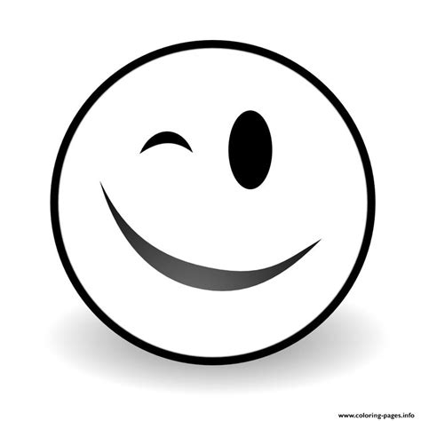 Just include the (minified) stylesheet below, then add <i> tags to insert emoji. Print Winky Face Emoji coloring pages | Emoji coloring ...