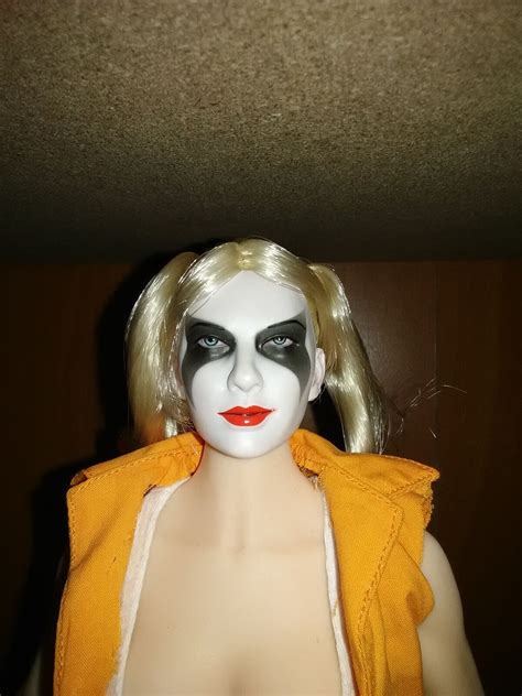 16 Suicide Squad Harley Quinn Female Joker Head Sculpt For Phicen Figure Doll Ebay