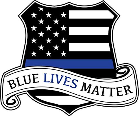 Buy Blue Lives Matter Sticker Vinyl 3 X 25 Badge Decal For Cars