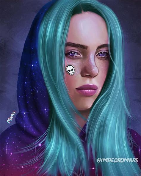 She and fans have a special relationship and are constantly getting her attention by expressing. Billie Eilish Art | Ilustración tumblr, Arte digital ...
