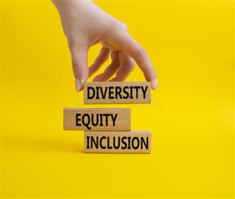 Diversity Equity Inclusion Symbol Concept Words Diversity Equity