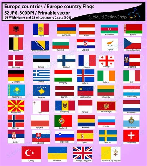 The flags play an important part of european history and existence. Europe countries / Europe country Flags / country flag ...