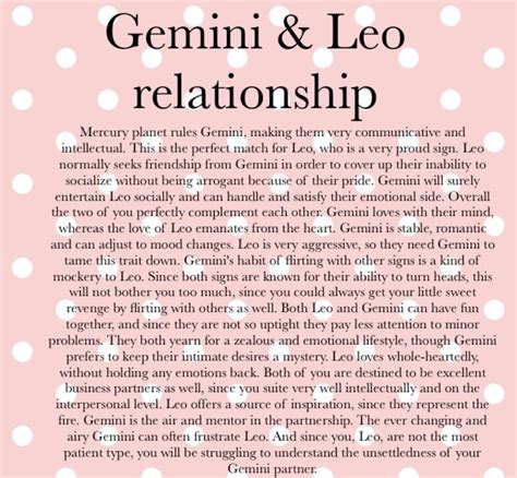 ♥️♥️♥️♥️♥️ Gemini And Leo Leo Zodiac Facts Gemini Leo Compatibility