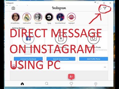 Emulators are special programs that imitate a mobile phone and allow you to install and use mobile applications on a pc. HOW TO SEND DIRECT MESSAGE ON INSTAGRAM USING PC! -2017 ...
