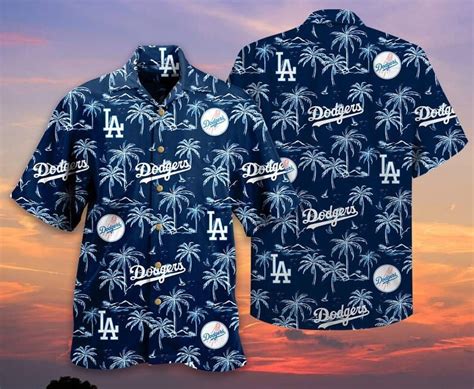 Los Angeles Dodgers Hawaiian Shirt Shirt For Mlb Fans Etsy