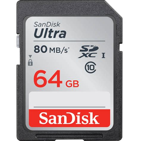 Camera sd card digital camera security sdcard 32g 32gb 64g 128g for canon tablet. SanDisk 64GB Ultra UHS-I SDXC Memory Card SDSDUNC-064G-GN6IN B&H