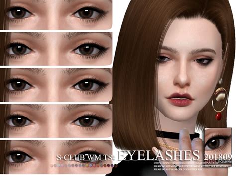 Eyelashes 201809 By S Club Wm At Tsr Sims 4 Updates
