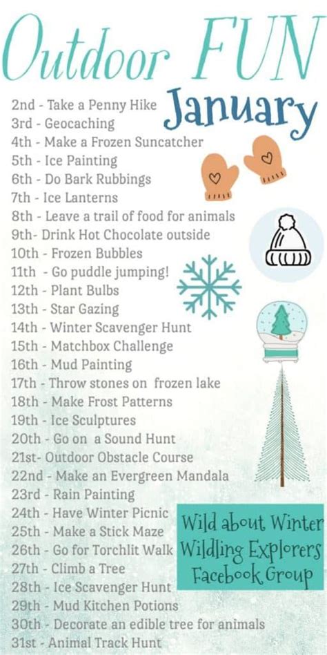 30 Fun And Cheap Outdoor Winter Activities For Kids Without Snow Artofit