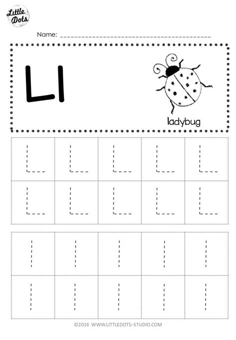 Both capitals and small letters. Free Letter L Tracing Worksheets | Letter tracing ...