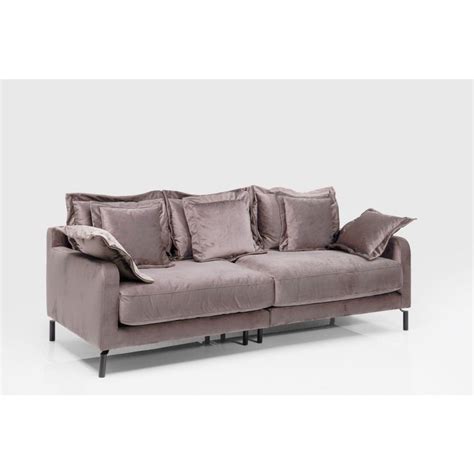 Ein sofa das stilvollen glamour verkörpert. Taupe Retro Sofa - Lullaby - Kare Design