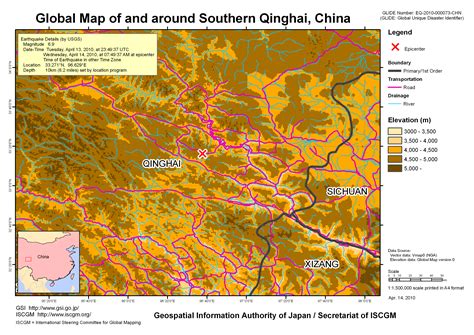 Earthquake In And Around Southern Qinghai China Feb 2010 Gsi Home Page