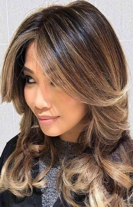 Arguably the most important step, asking your barber for the right kind of haircut will allow you to style your hair into a middle part. 45 Ideas Haircut Middle Part Bangs | Feathered hairstyles ...