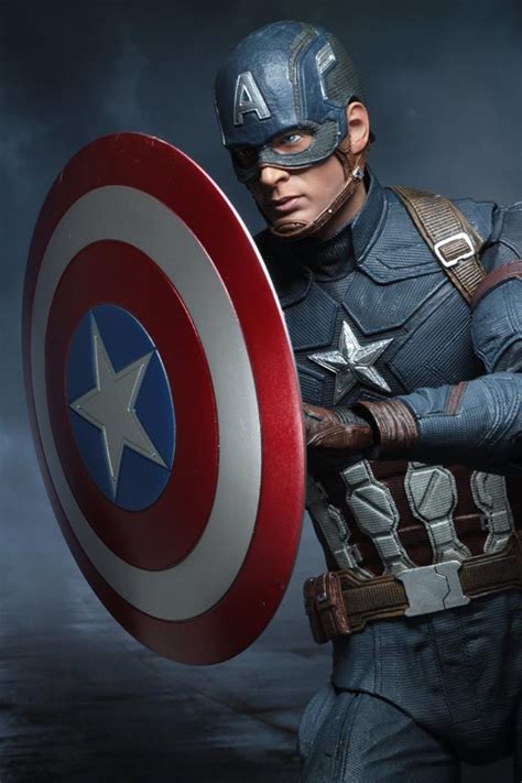 Robert downey jr., paul bettany, scarlett johansson and others. NECA Captain America: Civil War 1/4 Scale Captain America ...