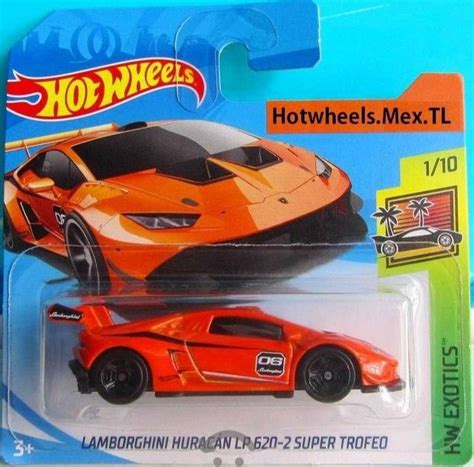 a hot wheels car is shown in an orange package