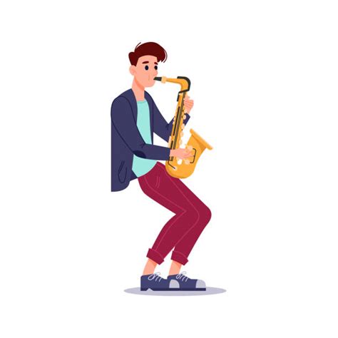 Cartoon Saxophone Illustrations Royalty Free Vector Graphics And Clip