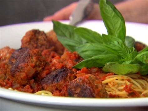 Real Meatballs And Spaghetti Recipe Spaghetti Ina Garten And Garten