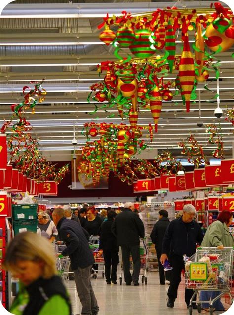 Asda Supermarket Christmas Decorations 2012  Gantries and sprays