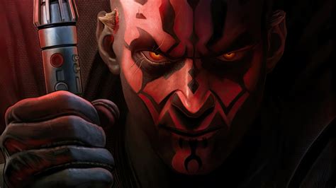 2560x1440 Resolution Darth Maul Hd Star War Portrait 1440p Resolution