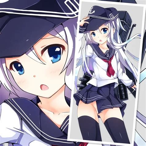 45x95cm Fleet Collection Kancolle Girls Verniy Hibiki Cartoon Anime Art