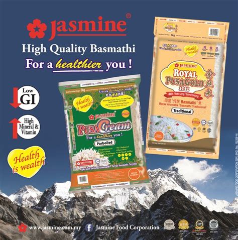 They'll also be able to tell this article is helpful for me because i'm starting a journey to healthier living and i'm provided with. Jasmine's Specialty Basmathi Rice to Spotlight Malaysia's ...