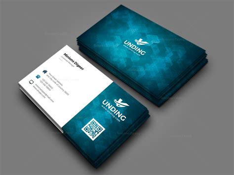 Aurora Professional Corporate Business Card Template 000927 Template