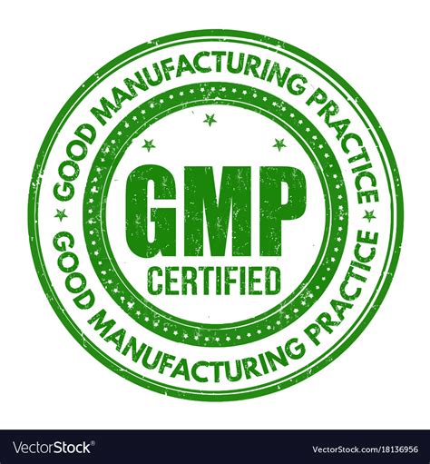 Good Manufacturing Practice Gmp Sign Or Stamp Vector Image