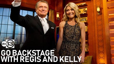 Remembering Regis Philbin Go Backstage On The Live With Regis And Kelly