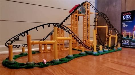 Building The Cdx Blocks Sidewinder Roller Coaster Review Coaster101