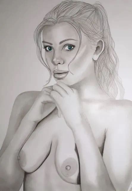 Aktzeichnung Akt Pin Up Nude Drawing Erotic Nu Dessin