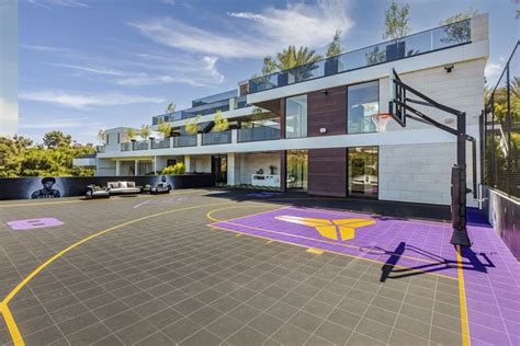 Modern Luxury Home Lakers Half Court Basketball Luxury Modern Homes