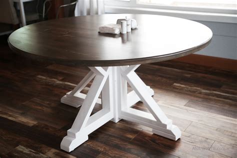 We are experts at helping you create the perfect round farm table for your home at a great price. Round Farmhouse Table | Ana White