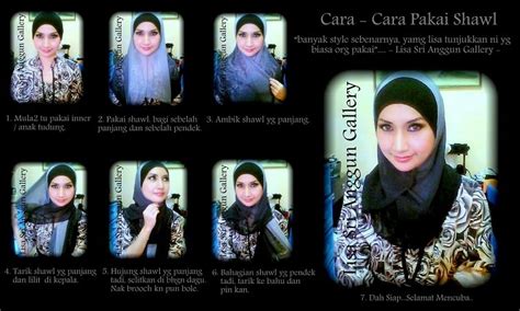 Cara memakai shawl pashmina gaya gadis arab #01. .: A girl named Azzua :.: ::Cara-cara memakai tudung n shawl::