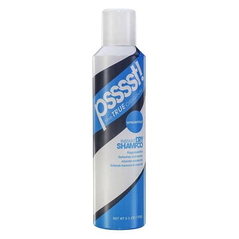Psssst Instant Dry Hair Shampoo Spray Unscented 533 Oz