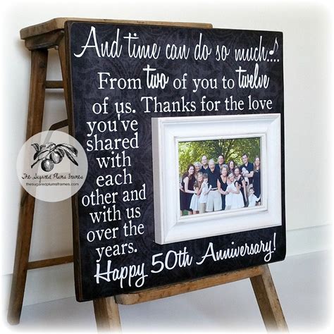 Check spelling or type a new query. Unique 50th Anniversary Gifts For Parents, Golden ...