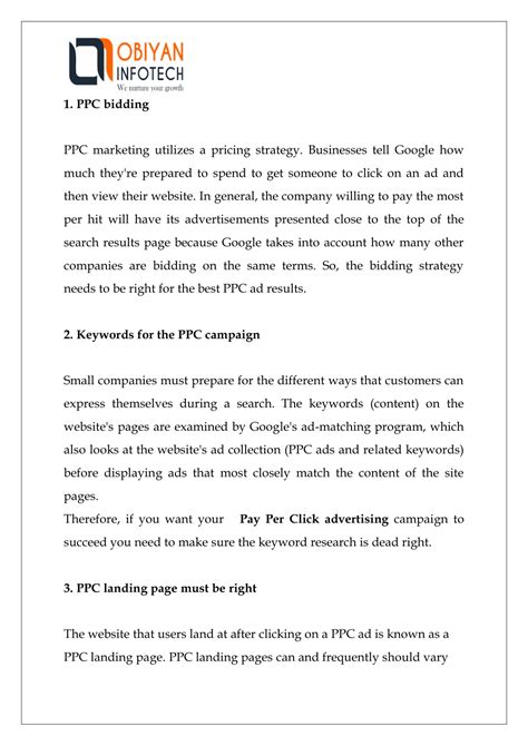 Ppt What Are The 5 Key Factors For A Successful Ppc Advertising